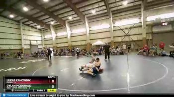 126 lbs Round 1 (10 Team) - Lukas Kanownik, Idaho2 vs Dylan McDonald, West Coast Wrestling