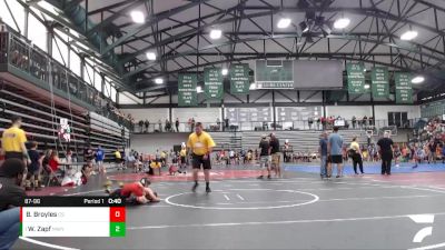 87-96 lbs Quarterfinal - William Zapf, Alber Athletics vs Brayden Broyles, Combative Sports