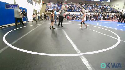 52 lbs Rr Rnd 1 - Phoenix Wright, Caney Valley Wrestling vs Elijah Kroll, Jenks Trojan Wrestling Club