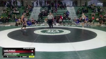 144 lbs 1st Place Match - Luke Murray, Penninsula Catholic vs Anthony Moreno, St. Mary`s Rutherford