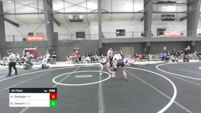 116 lbs 5th Place - Haiden Denegar, Mat Rats Rebooted vs Berklie Iverson, Independent