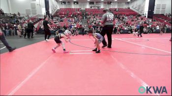 43 lbs Quarterfinal - Luis Verduzco, Ponca City Wildcat Wrestling vs Rhett Hopper, Piedmont