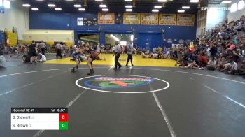 126 lbs Consi Of 32 #1 - Braden Stewart, Lake Gibson vs Scott Brown, Treasure Coast