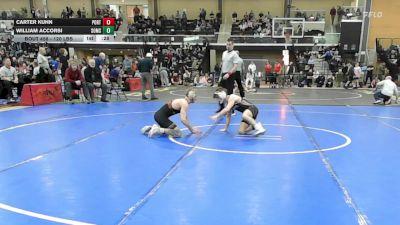 120 lbs Consi Of 8 #2 - Carter Kuhn, Portsmouth vs William Accorsi, Somers