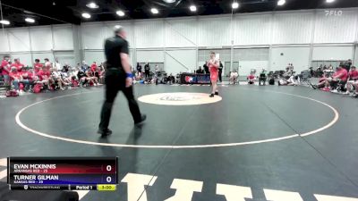 190 lbs 2nd Wrestleback (16 Team) - Evan McKinnis, Arkansas Red vs Turner Gilman, Kansas Red