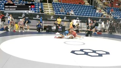 113 lbs Cons. Sub-rd Of 32 - Trey Kraemer, Minnesota vs Vince McCoy, Indiana