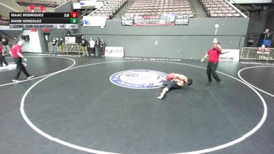 74 lbs Cons. Sub-quarters - Isaac Rodriguez, Club Lucha Wrestling vs David Gonzalez