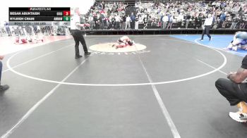 150 lbs Consi Of 8 #1 - Besan Abuktaish, Golgotha vs Ryleigh Crain, AMERICAN MMA AND WRESTLING