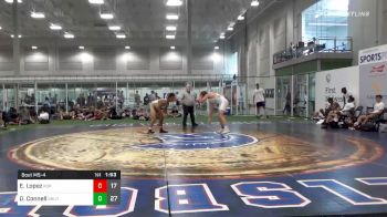 187 lbs Final - Ethan Lopez, King Select Platium vs Dylan Connell, Team Shutt Greco