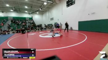 125 lbs Semifinal - Gillian Holman, Glenrock Wrestling Club vs Tai McBride, Jackson Hole Wrestling Club