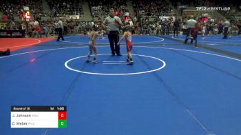 52 lbs Prelims - Jett Johnson, North Brevard vs Calihan Weber, Plainfield WC