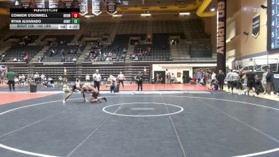165 lbs Semifinal - Connor O'Donnell, Brown vs Ryan Alvarado, Army