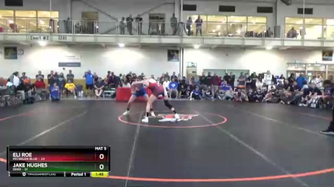 136 lbs 2nd Place Match (16 Team) - Eli Roe, Michigan Blue vs Jake ...