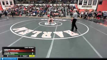 152 lbs Cons. Round 3 - Adrian Arellano, DAKOTA vs Chase Pierceall, Plainfield (SOUTH)