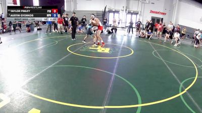 144 lbs Semis - Taylor Finley, Patton Trained WC vs Austin Gyorkos, Michigan Premier WC