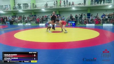 65kg Champ. Round 2 - Khalin Radev, Edmonton WC vs Ethan Cajigas, Bhullar WC