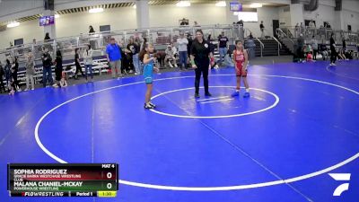 75 lbs Quarterfinal - Sophia Rodriguez, Gracie Barra Westchase Wrestling Club vs Malana Chaniel-McKay, Powerhouse Wrestling