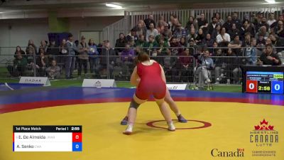 61kg 1st Place Match - Ella De Almeida, Jr Marauders vs Ashton Senko, Coast WA