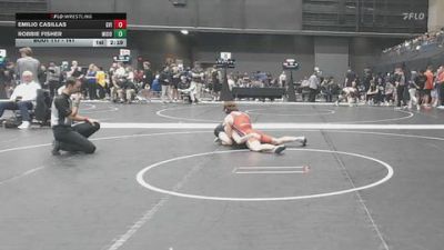 141 lbs Cons. Round 1 - Emilio Casillas, Grand View (Iowa) vs Robbie Fisher, Morningside (Iowa)