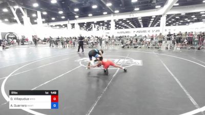 81 lbs Consi Of 8 #2 - Orlando II Villapudua, Wright Wrestling Academy vs Abel Guerrero, Mantanona TC