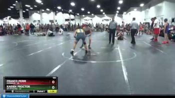 115 lbs Round 7 (8 Team) - Franco Perri, D3PRIMUS vs Kaiden Proctor, 84 Athletes