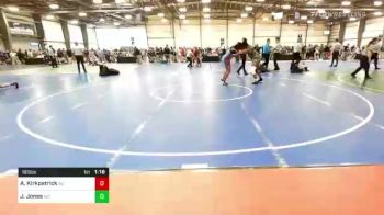 185 lbs Round Of 16 - Aliya Kirkpatrick, NC vs Jayla Jones, MO