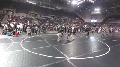 59-64 lbs Champ. Round 5 - Madison Vigil, Black Fox Wrestling Academy vs Heavenly Chavez, Top Rank