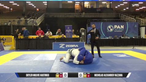 Nicholas Alexander Vazzana vs Skyler Mulvie Hastings 2026 Pan Jiu Jitsu IBJJF Championship