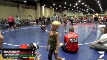 90 lbs Round 6 (8 Team) - Jericho Shearon, Alabama Elite Black vs Gage Richardson, Panhandle Punishers