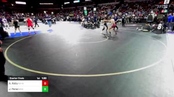 132 lbs Quarterfinal - Alias Raby, West Valley (NS) vs Jacob Perez, Monache (CS)