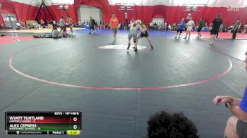 147-148 B Round 1 - Alex Cepress, Mahtomedi Zephyrs vs Wyatt Tuntland, Canton C-Hawks