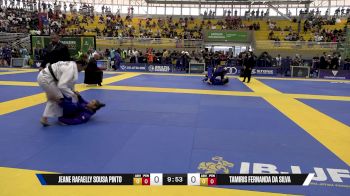 Tamiris Fernanda Da Silva vs Jeane Rafaelly Sousa Pinto 2025 Brasileiro Jiu-Jitsu IBJJF