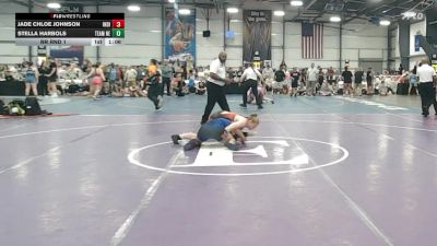 145 lbs Rr Rnd 1 - Jade Chloe Johnson, Indiana Outlaws Purple vs Stella Harbols, Team Nebraska