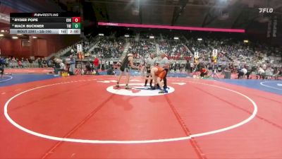 2A-190 lbs Semifinal - Mack Buckner, Thermopolis vs Ryder Pope, Cokeville