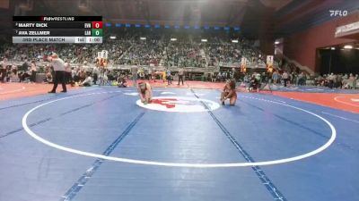 190 lbs 3rd Place Match - Ava Zellmer, Laramie vs Marty Dick, Evanston