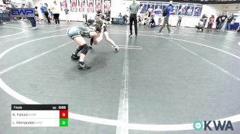 70 lbs Final - Kyzer Falcon, Division Bell Wrestling vs Lorenzo Hernandez, Lone Grove Takedown Club