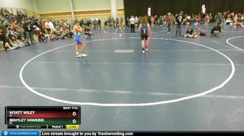 108 lbs Champ. Round 1 - Wyatt Wiley, IA vs Bentley Hawkins, MI