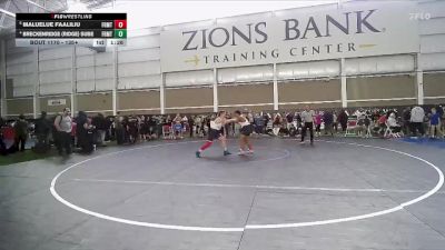 135+ Quarterfinal - Maluelue Faaliliu, Team Pride Academy vs Breckenridge (Ridge) Sube, Northside Wrestling Club