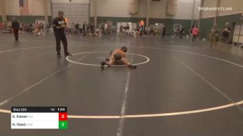 89 lbs Prelims - Garrett Kaiser, N/a vs Harrison Reed, Minden Wrestling Club