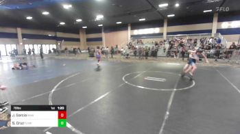 78 lbs Quarterfinal - Joshua Isaac Garcia, Savage House WC vs Sage Cruz, Flow Academy HI