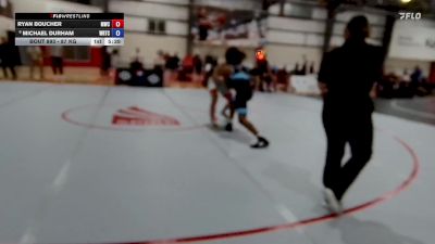 87 kg Cons. Round 5 - Ryan Boucher, Michigan Wrestling Club vs Michael Durham, Warrior Regional Training Center