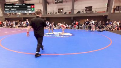 Cons. Round 3 - Lillie VanSiegman, Pioneer Grappling Academy vs Chloe Park, Tumwater Wrestling Club