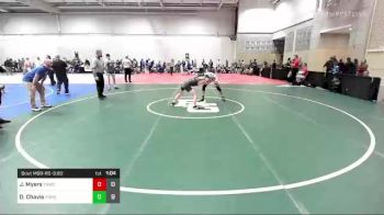 126 lbs Rr Rnd 1 - Jack Myers, Team Nauman Wrestling Club vs DJ Chavis, Iron Horse Blue