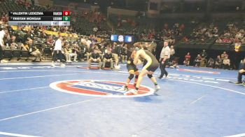 150 Class 4 lbs Cons. Round 1 - Valentin Ledezma, Francis Howell North vs Tristan Morgan, Lee`s Summit