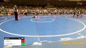 76 lbs Round Of 16 - Logan Oakes, Sebolt Wrestling Academy vs CLINT KOHLMAN, Dundee Wrestling