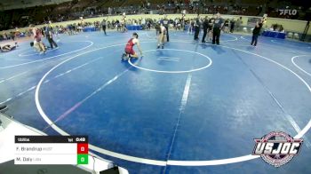 132 lbs Consolation - Flynn Brandrup, Mustang vs Maxwell Daly, Lions Wrestling Academy