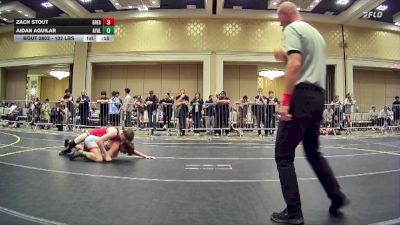 132 lbs Consi Of 32 #2 - Zach Stout, Great Oak HS vs Aidan Aguilar, Ayala