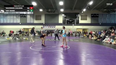 130 lbs Semifinal - Mackenzie Childers, Prairie, Cedar Rapids vs Izzy Szabo, Cedar Rapids Jefferson