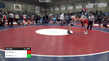 220 lbs Consolation - David Ozuna, Clovis West vs Rocky Koontz, Clovis East