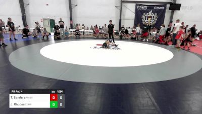 48 lbs Rr Rnd 4 - Trey Sanders, Mat Assassins K8 B vs Jesse Rhodes, The Compound RTC